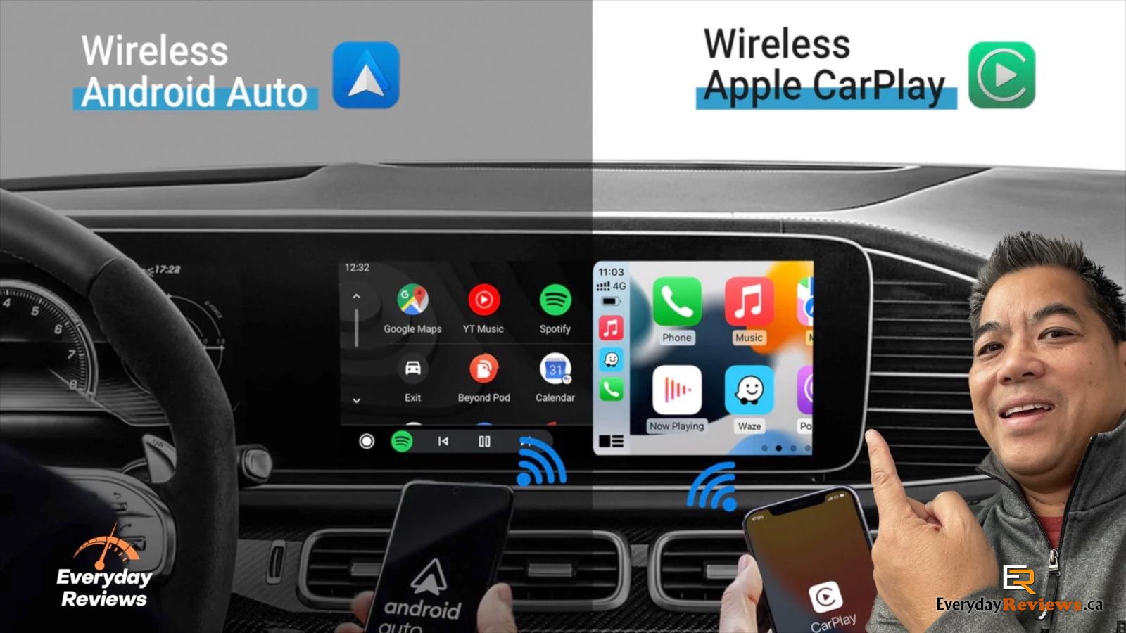 Ottocast U2-X Pro Plug-in Play | INSTANT Wireless CarPlay/ Android
